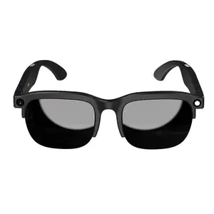 Wearable smart AI glasses with camera 2MP with Bluetooth LED light touch button control photo recognition real-time translation voice assistant outdoor travel and business