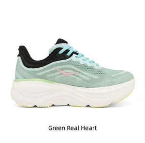 Cloud-step max cushion runners with breathable knit mesh upper and sculpted thick foam midsole