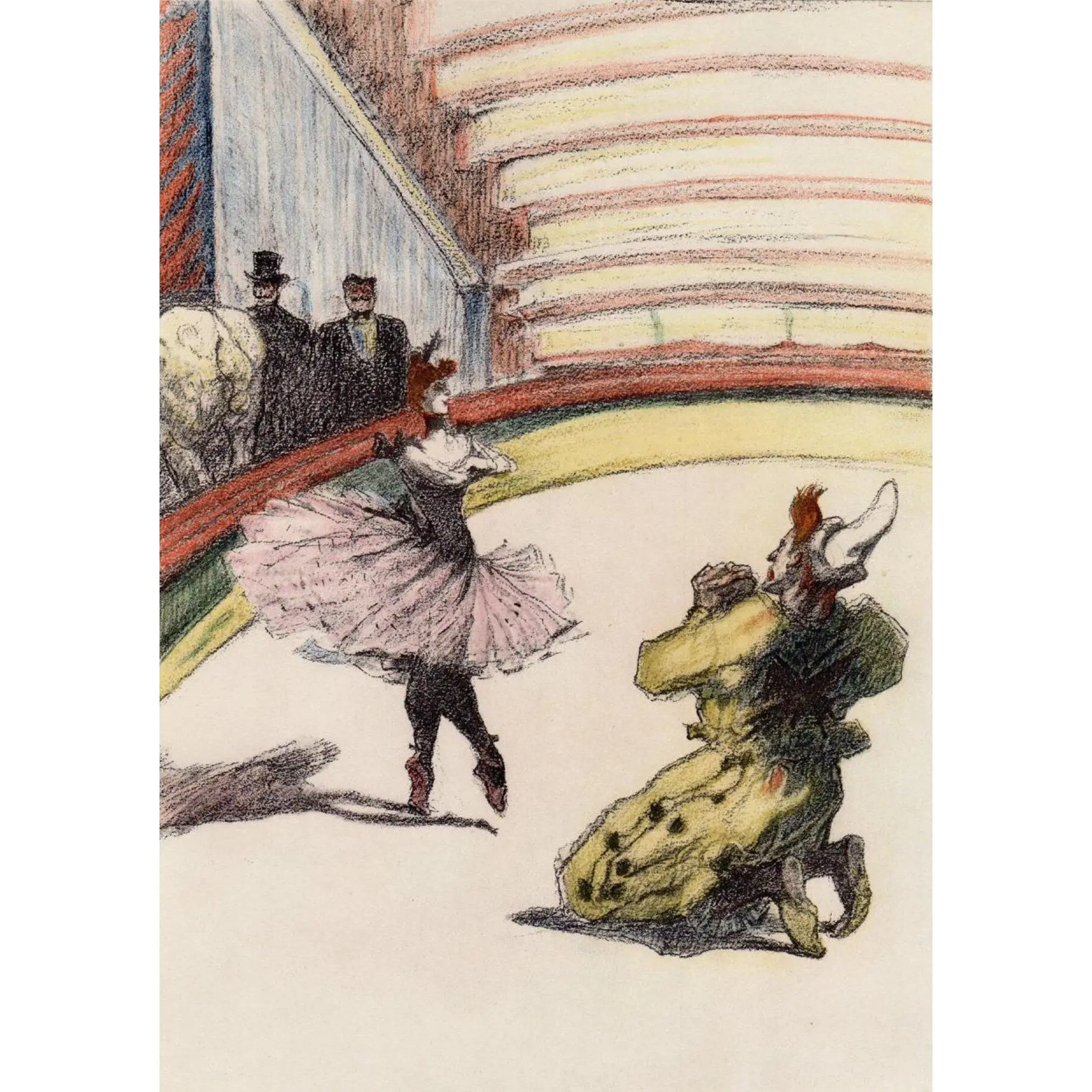 Henri de Toulouse-Lautrec, Le Rappel, The Circus by Toulouse-Lautrec, Limited Edition Lithograph