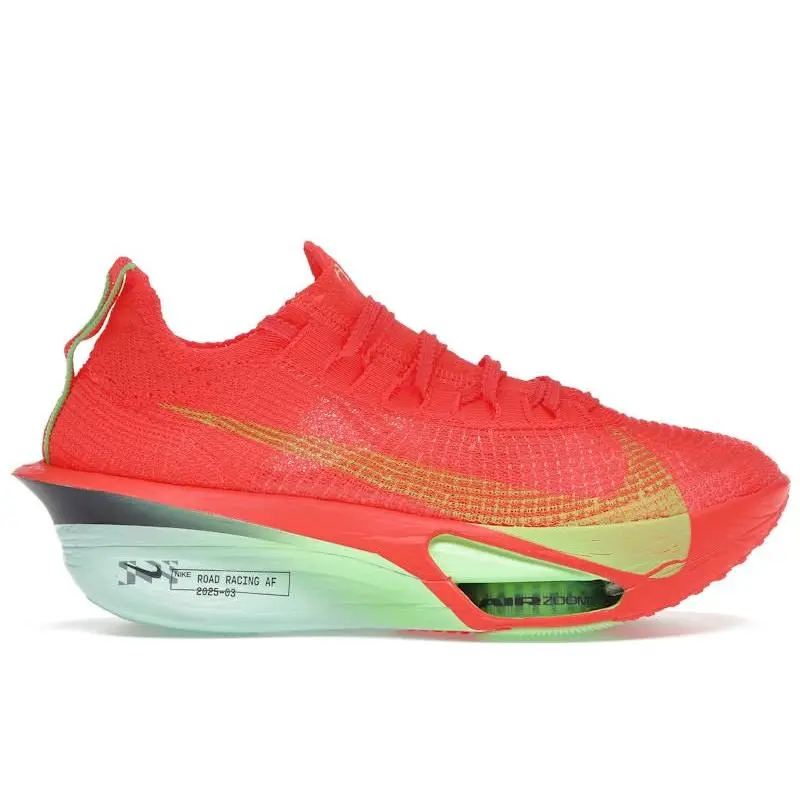 Nike Air Zoom Alphafly NEXT% 3 Bright Crimson Lime Blast Mint Foam Cave Purple Elite Marathon Racing Shoes Carbon Fiber Plate ZoomX Cushioning Ultra-Lightweight Running Sneakers Breathable Mesh High-Performance Road Racing Shoe Energy Return Pro Runner