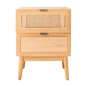 Safavieh Baisley 2 Drawer Rattan Night Stand