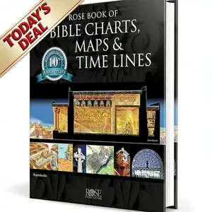 Rose Book of Bible Charts, Maps, and Time Lines:Full-Color Bible Charts-Paperback#bible study##Easy to use Healthy Ways Closure Find