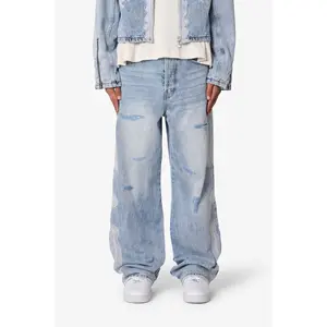 mnml Skeleton Ultra Baggy Denim - Washed Blue