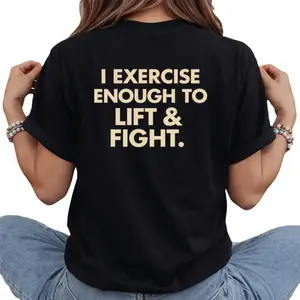 Lift & Fight Mental Toughness T-Shirt – For Those Who Commit to Strength and Discipline