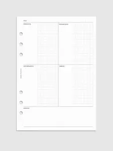 SWOT Analysis Planner Inserts | Refreshed Layout