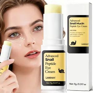 9g - Advanced Snail Mucin Peptide Eye Cream - Caffeine & Retinol Lightweight Hydrating Formula - Diminishes Dark Circles & Puffiness - Deep Hydration, Hydrate & Moisturizing Treatment