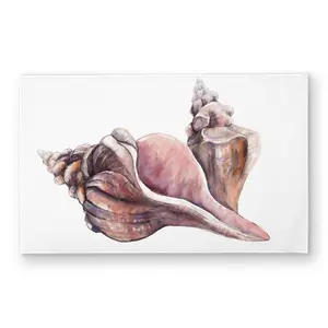 Begin Home Decor CODM2134U0EPJW 21 x 34 in. Horse Conch Seashells Door Mat - Sea Exotic Home Decor