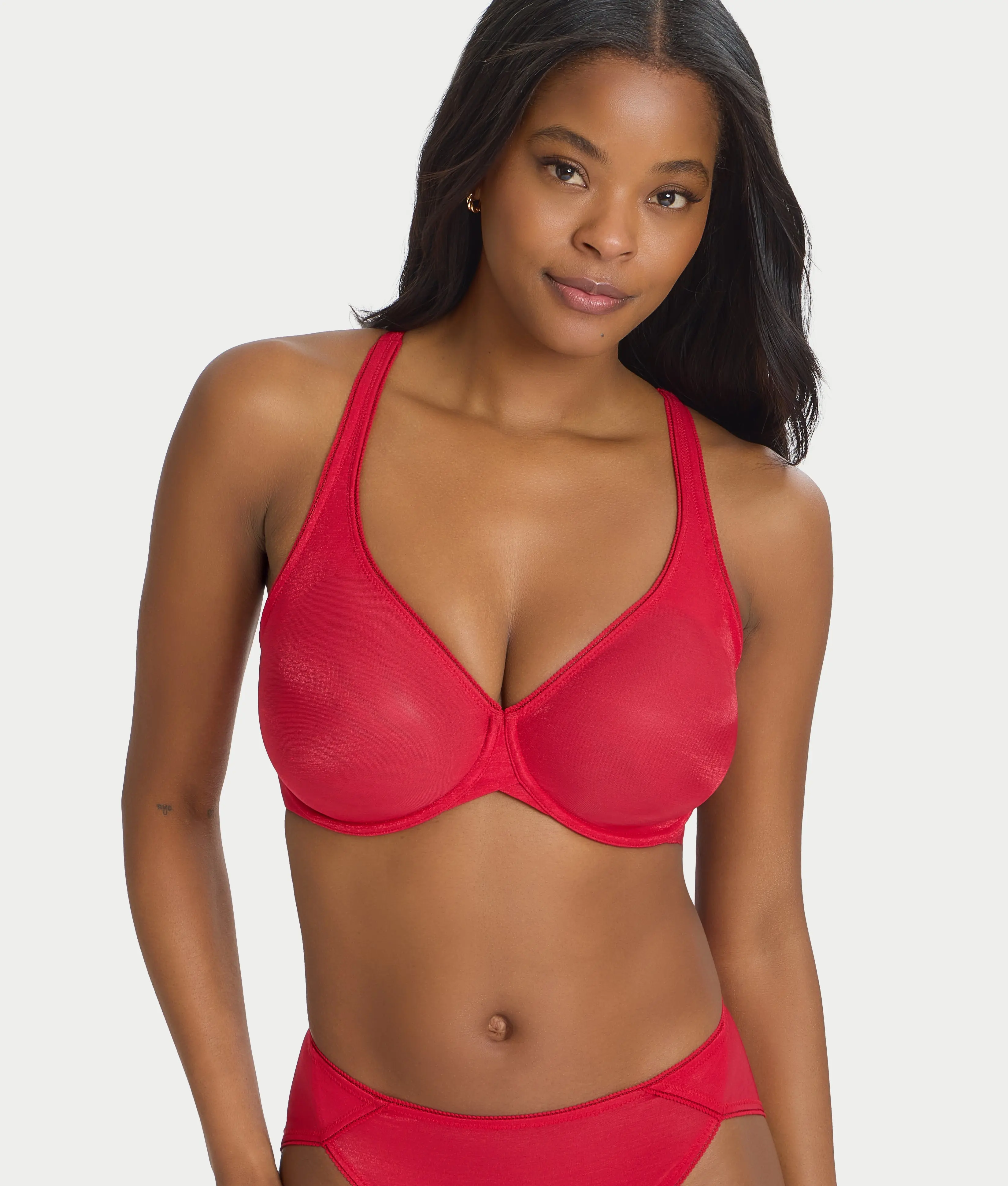 Everyday Essential Shimmer Unlined Plunge Bra