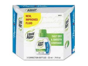 Paper Mate Liquid Paper Fast Dry Correction Fluid