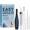 Dr. Frederick's Original Tonsil Stone Removal Kit for Adults - 8 Pcs Unscented Oral Care Tool Set with Silicone Components, 9cm Design, 100g Weight, Travel-Friendly Storage Case