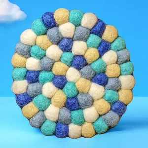 Wool Felt RuffCup Coaster