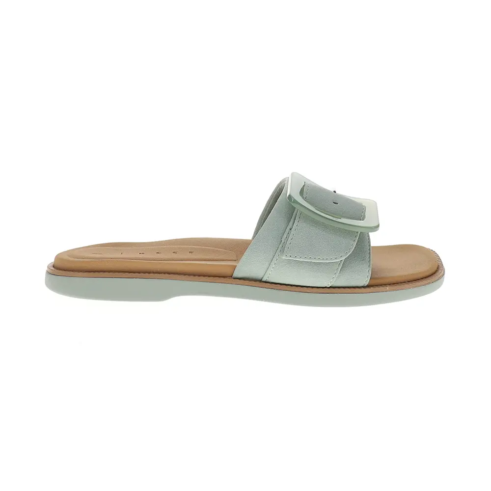 Reef Womens Sunny Emma Slide Casual Sandals Casual - Green Reef Womens Sunny Emma Slide Casual Sandals Casual - Green