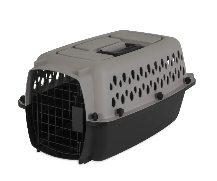 Life Pet Kennel 19" X-Small Plastic Dog Crate Portable Carrier for Pets up to 10 lbs