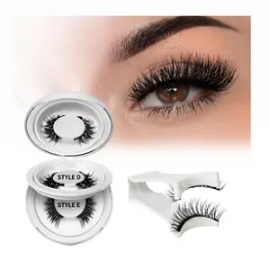 2 Pairs Magnetic Eyelashes – Reusable, No Glue Needed, Easy Wear & Remove, Natural Wispy Look, Lightweight False Lashes with Applicator, Quick Apply Lash Kit for Daily & Party Use