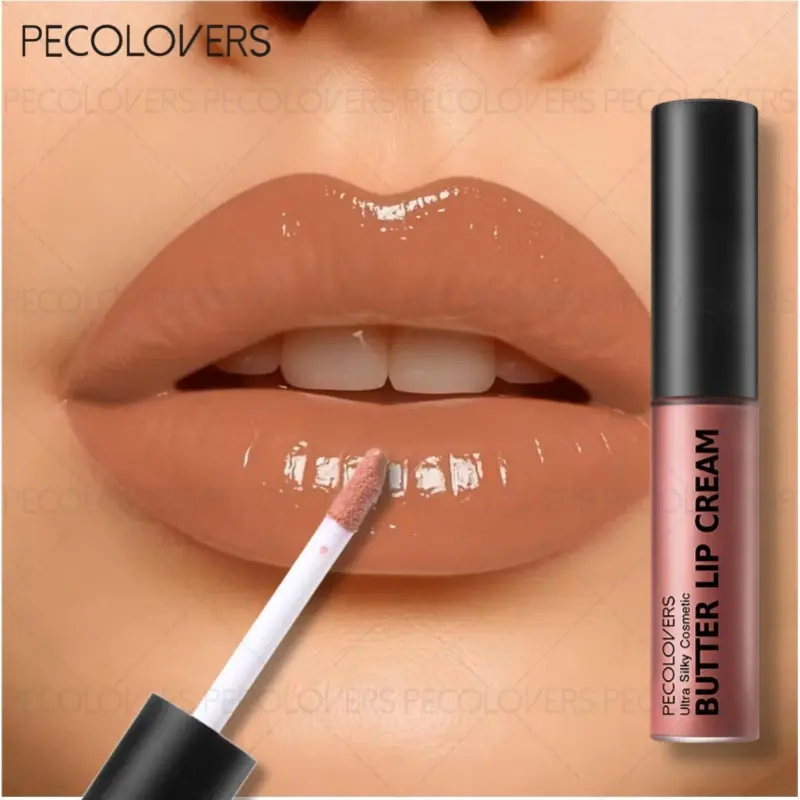 1pc Velvet Matte Lip Cream Pen - Butter-Like Smooth Texture, Transfer-Resistant All-Day Wear, Hydrating Formula & Natural Matte Look, Universal Light Beige Shade, Sleek Metal Casing, Ideal for Makeup Novices & Lovers - Professional Liquid Lipstick