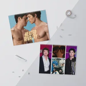 Heateddd Rivalryyy Wall Calendar 2026 | Fan | Gift | Hollandeeer Rozanovvv | LGBTQ | Friend