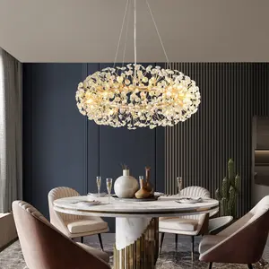 Dandelion-Shaped Chandeliers 23.6 Inches Diameter Modern Lighting Fixture for Home Decor Ideal for Living Room Dining Room Study Excludes Bulb