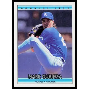 Mark Gubicza 1992 Donruss #282b Kansas City Royals