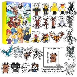 2D Flats 99 Nights Forest Toys, Deer & Owl Meme Keychains, Perfect Gifts for Halloween, Christmas, Birthdays, Unique Figurines