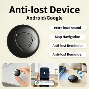 Smart Location Tracker Set of 3, Compatible with Android Devices, Ideal for Dogs Cats Keys Backpacks Luggage, Perfect Gift, Not for iOS