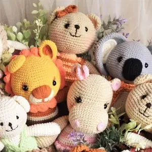 Crochet Ferret Creature Handmade Lover Birthday Gift - Unique Yarn Crafted for Ferret Lovers