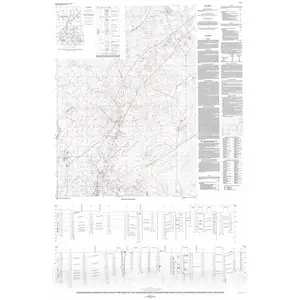 Okmulgee County, Oklahoma - Coal Geology Structure Map, 1988