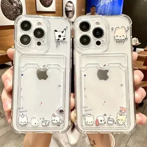 Creative Card Case Mobile Phone Case, Suitable for Iphone16 16Pro 16Promax 15Pro 15Promax14 14Promax 13 12 11 XSMAX XR Anti-Drop Card Case Mobile Phone Protector Cover