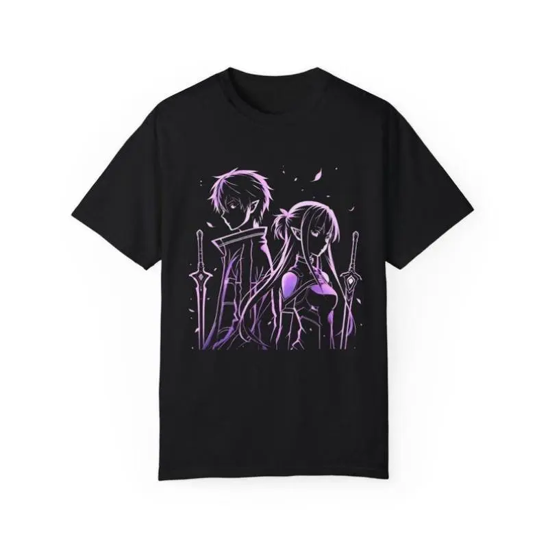 Kirito & Asuna Anime Shirt: Sword Art Online Unisex TeeFather's