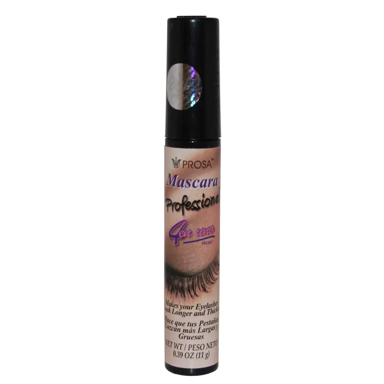 Prosa Mascara Professional 4 in 1 - Makes your eyelashes look longer and thicker - Makeup Cosmetics for Voluminous Lashes mascara Nourishing Waterproof Longlasting Lengthening Mascara Waterproof Mascara
