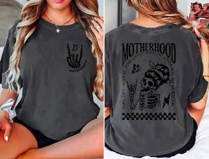 Motherhood Sometimes I Rock It Sometimes It Rocks Me Shirt, Mama Sweater, Mom Shirt, Rocker Mom Sweatshirt, Mothers Day Shirt