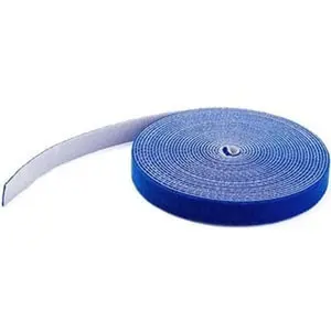 Startech HKLP25BL 25 ft. Hook & Loop Roll - Blue - Cable Management