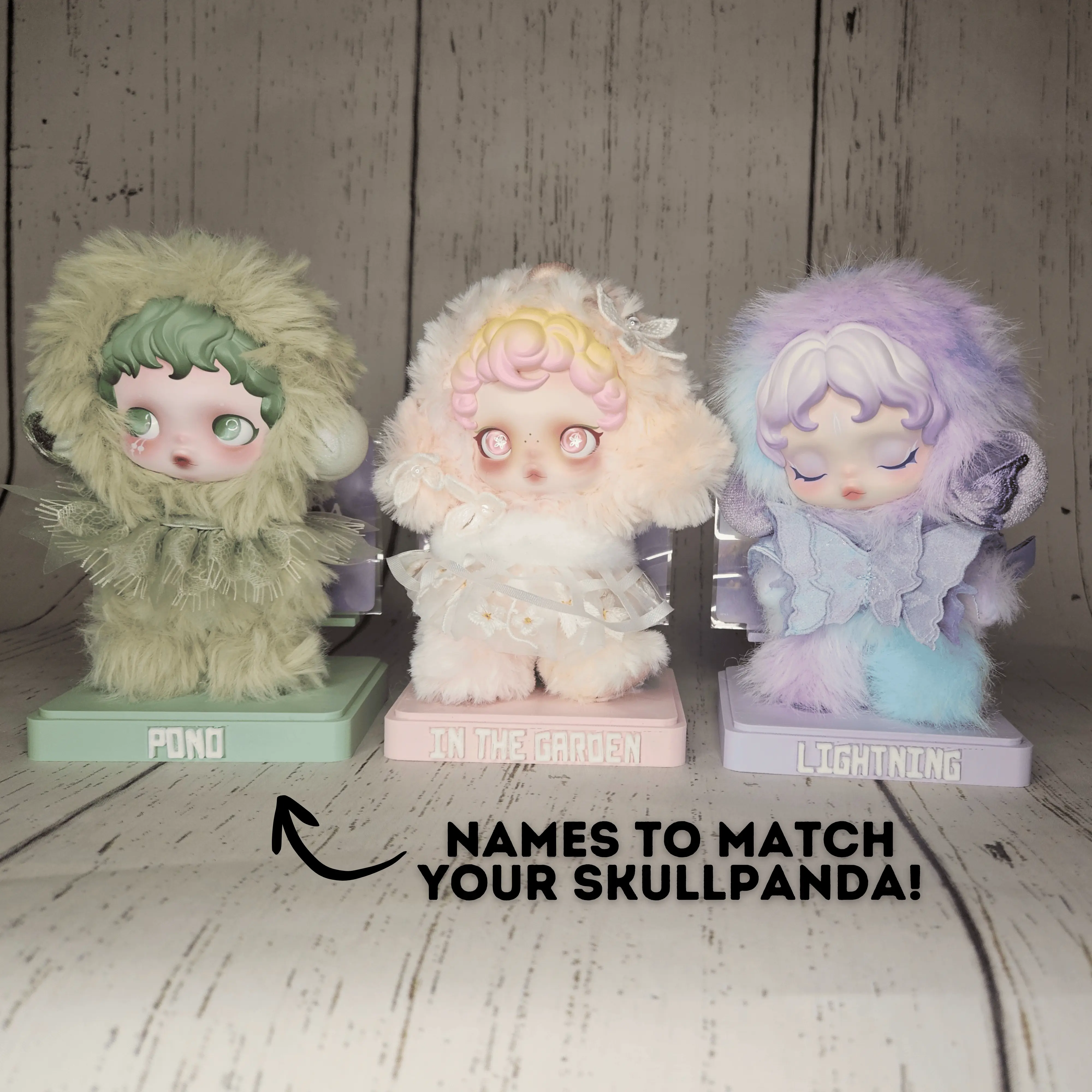 Custom Display Stands for Skullpanda V2 L'Impressionnisme – 3D