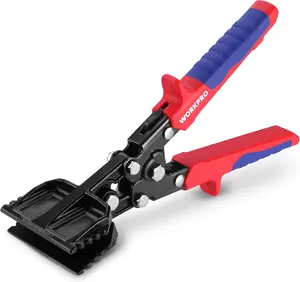 WORKPRO 3-Inch Hand Seamer Tool – Heavy Duty Sheet Metal Bender Pliers with Smooth Jaw for Seaming, Flattening & Metal Forming