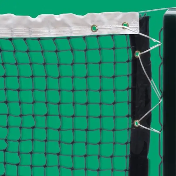 MacGregor Varsity 300 Tennis Net, 42 ft. Heavy-Duty Polyethylene with 4-Row Lock-Stitched Vinyl Headband and Coated Steel Cable, Nets, 300 42 Ft