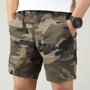 Camouflage cargo shorts men loose men's casual pants shorts summer men's wear Menswear Soft