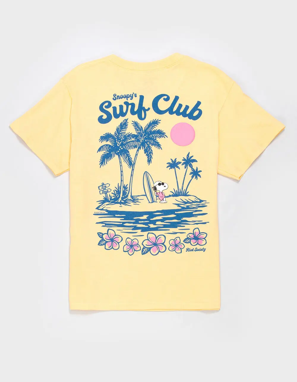 RIOT SOCIETY x Peanuts Snoopy's Surf Club Girls Tee