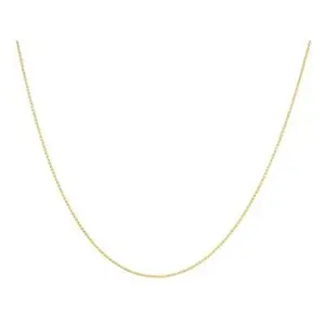JTV 10k Yellow Gold 0.7mm Wheat 18" Chain