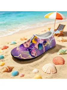Hunt Devil Kpop Girl Group Summer Children Outdoor Flat Shoes Water Shoes Barefoot Quick-Dry Aqua Yoga Socks Boys Girls Soft Diving Wading Shoes Beach Swimming Shoes