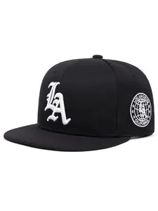 Trucker Hat Fashion Mens Women Snapback Hats - Flat Bill Brim Hat Adjustable Baseball Cap Polyester Cap