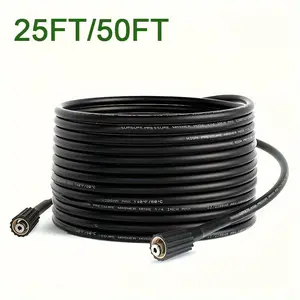 Car Water Pipe/Hose, 1 Count High Pressure Washer Hose Fits Most Brands M22 14mm or M22 15mm 5800 PSI, Suitable for Car Washing, Gardening and RV