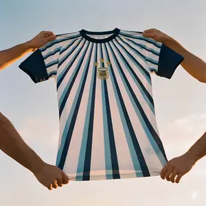 New 2026 Argentina Pre-Match Home Kit Soccer Jersey, Vintage Soccer Jersey, Gift for Men, Unisex, Perfect Gifts, Sports Top, Gym Athletic Clothes