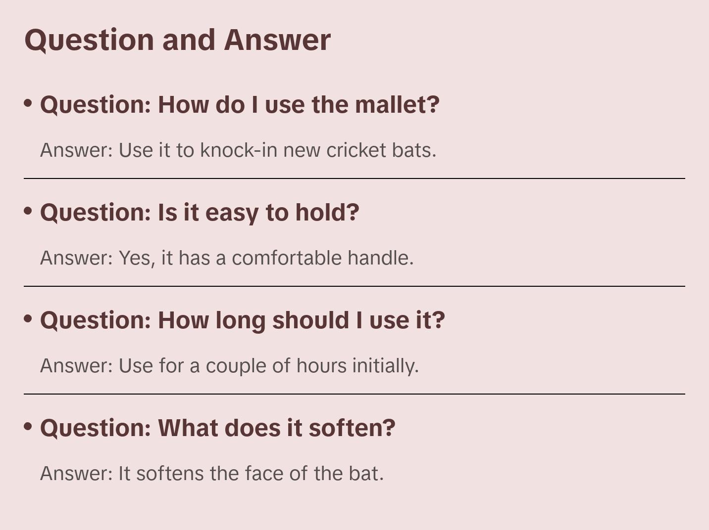 CBB Cricket Bat Mallet Hammer Deluxe for Bat Knocking in Heavy Duty