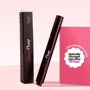 Hyaluronic Lip Plumper - Increase Lip Volume Naturally Long-term After 30 days of continuous use | Hydrating Mild Tingle High Gloss Finish