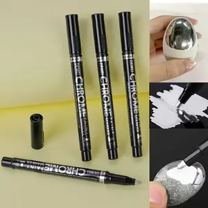 1/2 Pcs Mirror Marker Pen 2mm DIY Reflective Paint Pens Mirror Markers Chrome Gold SILVER Marker Car Styling Art Craftwork New