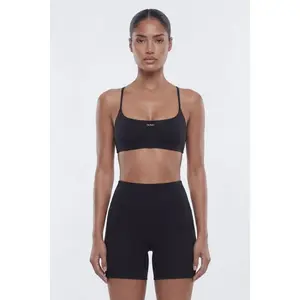 CloudForm Strappy Back Sports Bra - Black 1