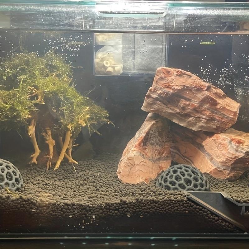 Aquarium Shrimp Dome Decor, Safe Plastic Hiding Spot for Shrimp, Moss Rack, Aquarium Top Decoration, Essential Fish Tank Accessory