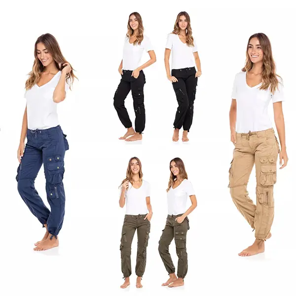 Viral Slim Fit Cargo Joggers for Women  High Waisted Tactical Trousers with Multi-Pockets | Flattering Utility Streetwear Pants