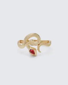 Nyoka Gold Serpent Bracelet