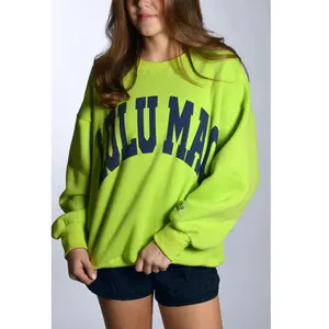 Lulu Mac Sweatshirt Chartruese Puff