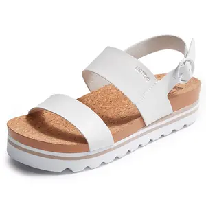 Women‘s Sandals Platform Sandals Summer 2025 Black White Brown Comfortable Arch Support Beach Cute